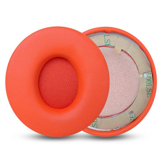 1 Pair Protein Leather Replacement Earpads For Beats Solo Pro(Red)