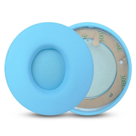 1 Pair Protein Leather Replacement Earpads For Beats Solo Pro(Light Blue)