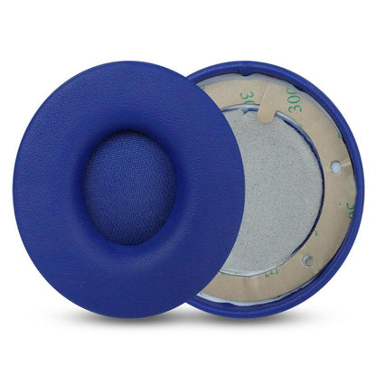 1 Pair Protein Leather Replacement Earpads For Beats Solo Pro(Dark Blue) - Earmuff & Pad by buy2fix | Online Shopping UK | buy2fix