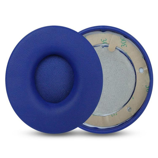 1 Pair Protein Leather Replacement Earpads For Beats Solo Pro(Dark Blue) - Earmuff & Pad by buy2fix | Online Shopping UK | buy2fix