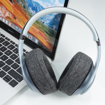 1 Pair Cotton Replacement Earpads For Beats Studio3 / 2(Grey) - Earmuff & Pad by buy2fix | Online Shopping UK | buy2fix