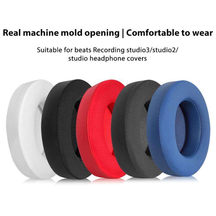 1 Pair Ice Feeling Gel Replacement Earpads For Beats Studio3 / 2(Dark Blue) - Earmuff & Pad by buy2fix | Online Shopping UK | buy2fix