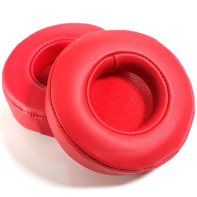 2pcs Lambskin Replacement Earpads For Beats Mixr(Red) - Earmuff & Pad by buy2fix | Online Shopping UK | buy2fix