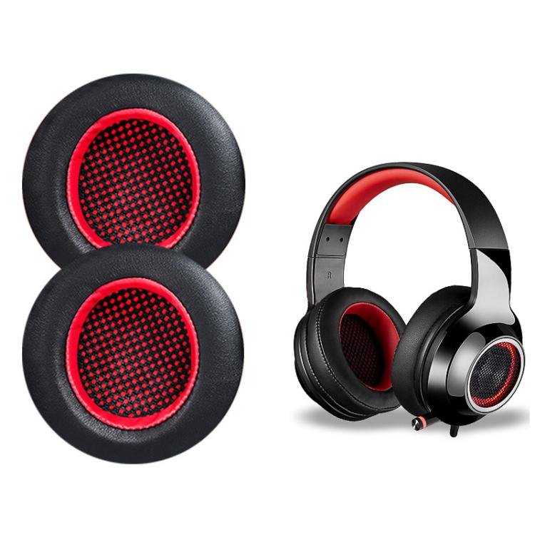 2pcs Mesh Replacement Earpads For EDIFIER HECATE G4(Black Red) - Earmuff & Pad by buy2fix | Online Shopping UK | buy2fix