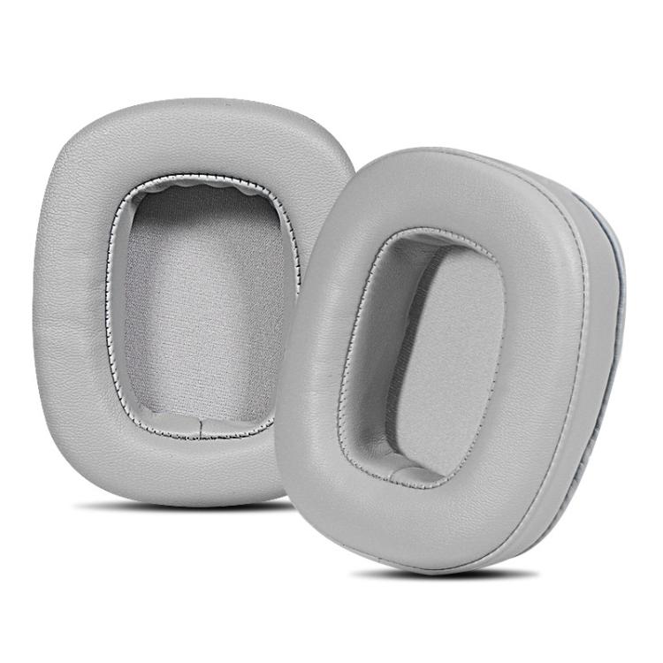 1 Pair Protein Leather Replacement Earpads For EDIFIER G5 / G50 / G35 / G3(Grey) - Earmuff & Pad by buy2fix | Online Shopping UK | buy2fix