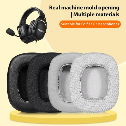 1 Pair Mesh Replacement Earpads For EDIFIER G5 / G50 / G35 / G3(Black) - Earmuff & Pad by buy2fix | Online Shopping UK | buy2fix