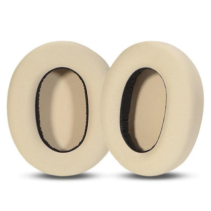 2pcs Ice Silk Cloth Replacement Earpads For EDIFIER W820NB / Free Pro / K820NC(Apricot) - Earmuff & Pad by buy2fix | Online Shopping UK | buy2fix
