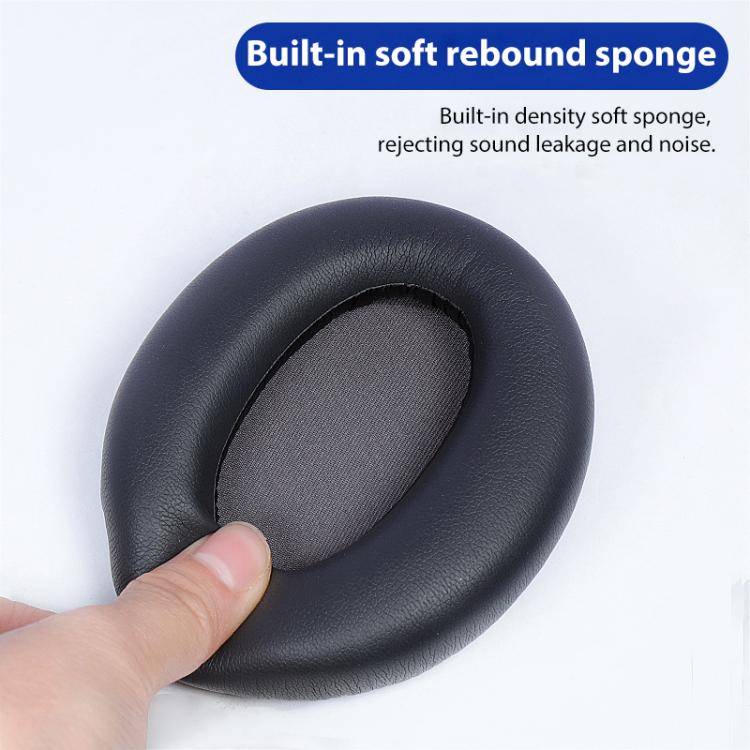 2pcs Ice Silk Cloth Replacement Earpads For EDIFIER W820NB / Free Pro / K820NC(Black) - Earmuff & Pad by buy2fix | Online Shopping UK | buy2fix