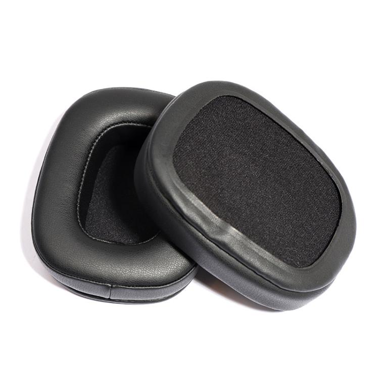 2pcs Protein Leather Replacement Earpads For EDIFIER H880(Black) - Earmuff & Pad by buy2fix | Online Shopping UK | buy2fix