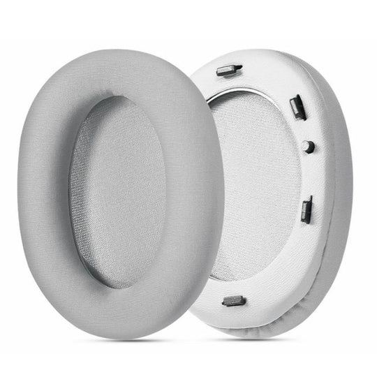 2pcs Ice Silk Cloth Snap-on Replacement Earpads For EDIFIER W800BT PLUS(Grey)