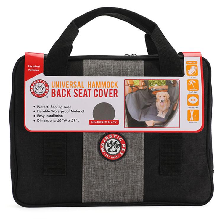 Pet Car Back Seat Cover Oxford Cloth Waterproof Cushion(黑色) - Seat Accessories by buy2fix | Online Shopping UK | buy2fix