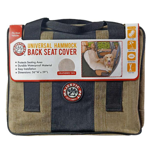 Pet Car Back Seat Cover Oxford Cloth Waterproof Cushion(棕色) - Seat Accessories by buy2fix | Online Shopping UK | buy2fix