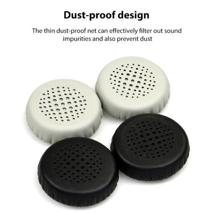 2pcs Protein Leather Replacement Earpads For EDIFIER H690 / W570BT / W670BT / H690P(Black) - Earmuff & Pad by buy2fix | Online Shopping UK | buy2fix