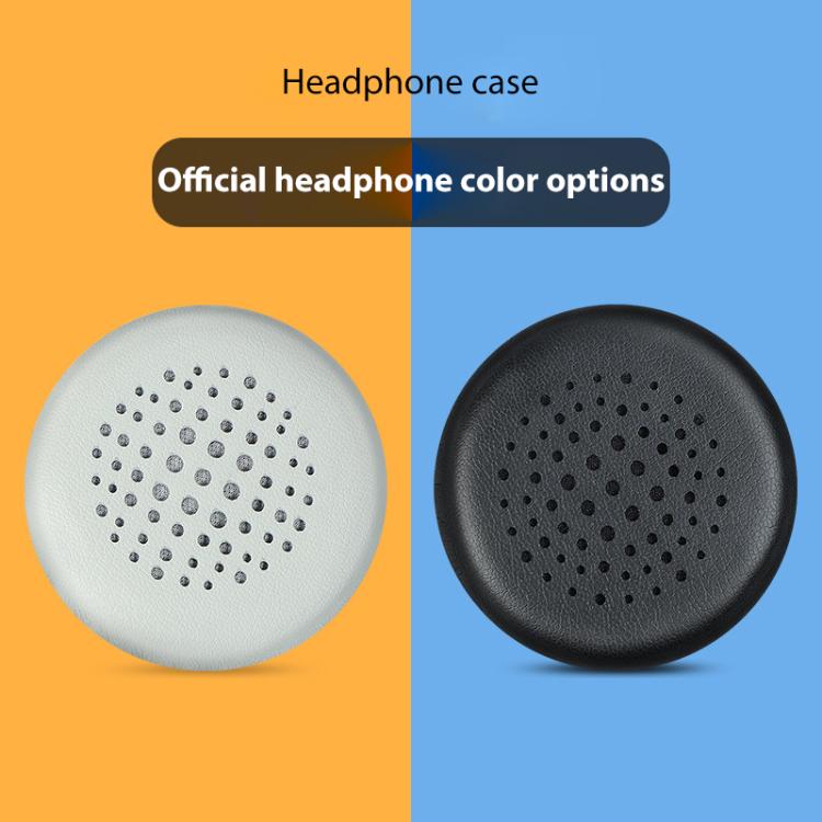 2pcs Protein Leather Replacement Earpads For EDIFIER H690 / W570BT / W670BT / H690P(Grey) - Earmuff & Pad by buy2fix | Online Shopping UK | buy2fix