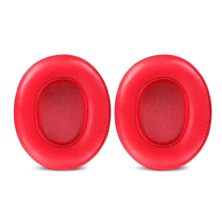 2pcs Lambskin Replacement Earpads For EDIFIER W820BT(Red) - Earmuff & Pad by buy2fix | Online Shopping UK | buy2fix