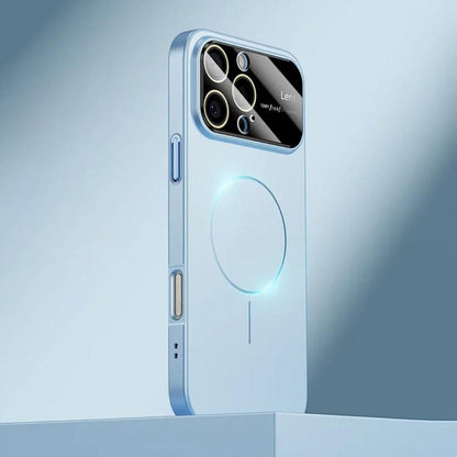 For iPhone 16 Pro Max Kalebol Large Window MagSafe Frosted PC Phone Case(Sierra Blue) - iPhone 16 Pro Max Cases by Kalebol | Online Shopping UK | buy2fix