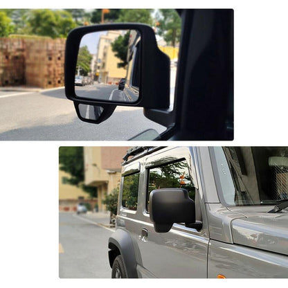 For Suzuki Jimny JB74 / JB64 2018- Car Rear-view Blind Spot Wide-angle Auxiliary Mirror, Type:Right Side(Black) - Convex Mirror & Accessories by buy2fix | Online Shopping UK | buy2fix