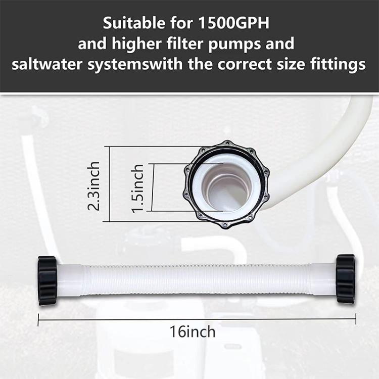 16 inch Pool hose For Intex Filter Pump - Swimming Pool Parts by buy2fix | Online Shopping UK | buy2fix