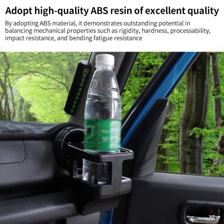 For Suzuki Jimny JB74 / JB64 2018- Car Air Outlet Water Cup Holder, with 3pcs Anti-slip Mats(Black) - Car Drink Holders by buy2fix | Online Shopping UK | buy2fix