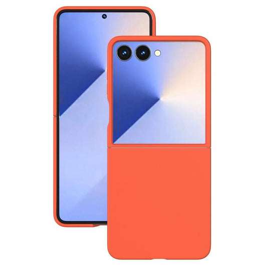 For Samsung Galaxy Z Flip7 Kalebol Paint-sprayed Solid Color PC Phone Case(Orange) - Galaxy Z Flip7 5G Cases by Kalebol | Online Shopping UK | buy2fix