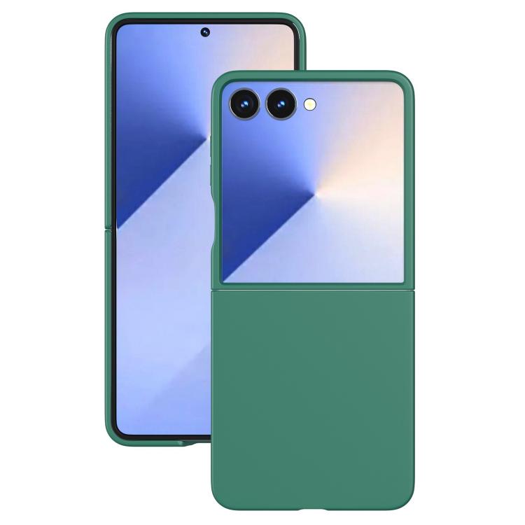 For Samsung Galaxy Z Flip7 Kalebol Paint-sprayed Solid Color PC Phone Case(Green) - Galaxy Z Flip7 5G Cases by Kalebol | Online Shopping UK | buy2fix