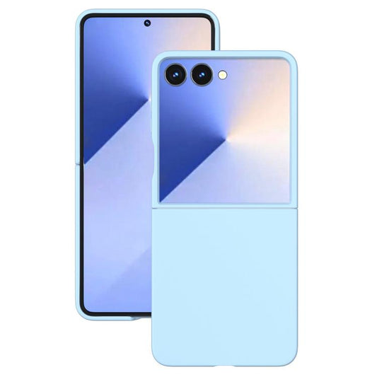 For Samsung Galaxy Z Flip7 Kalebol Paint-sprayed Solid Color PC Phone Case(Light Blue) - Galaxy Z Flip7 5G Cases by Kalebol | Online Shopping UK | buy2fix