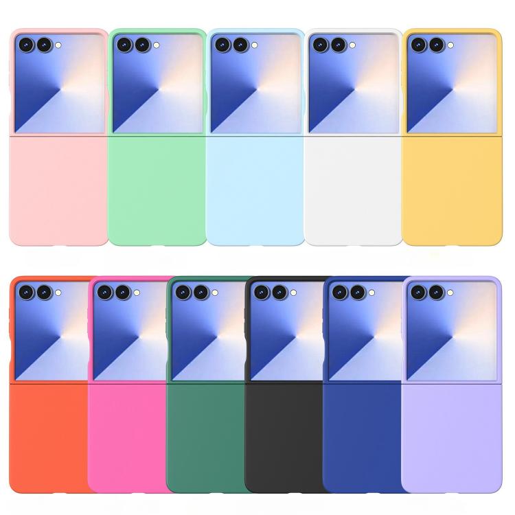 For Samsung Galaxy Z Flip7 Kalebol Paint-sprayed Solid Color PC Phone Case(Black) - Galaxy Z Flip7 5G Cases by Kalebol | Online Shopping UK | buy2fix