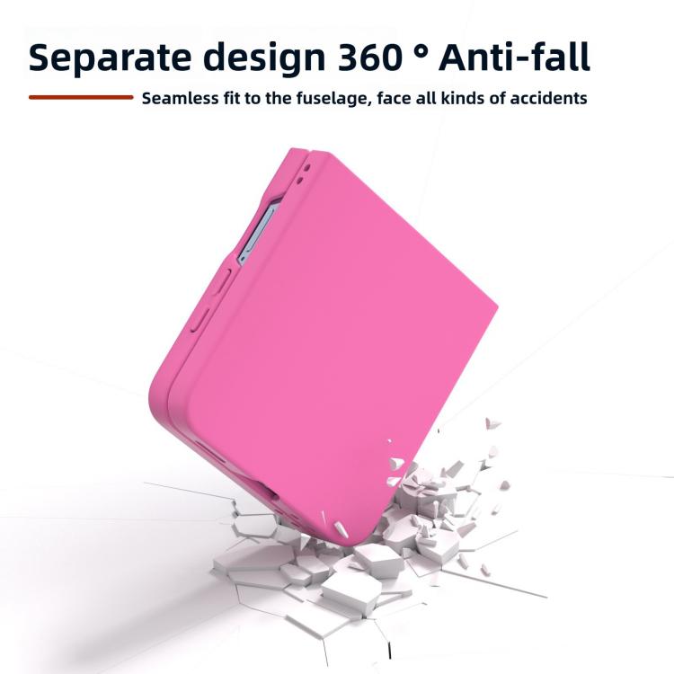 For Samsung Galaxy Z Flip7 Kalebol Paint-sprayed Solid Color PC Phone Case(Yellow) - Galaxy Z Flip7 5G Cases by Kalebol | Online Shopping UK | buy2fix