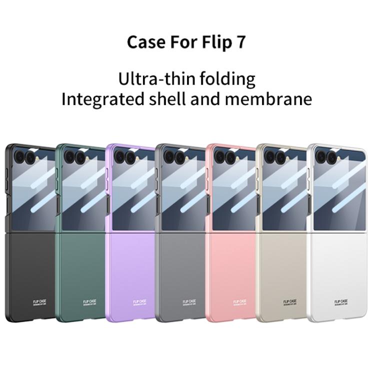 For Samsung Galaxy Z Flip7 5G GKK Integrated Ultra-thin Full Coverage Phone Case(Pink) - Galaxy Z Flip7 5G Cases by GKK | Online Shopping UK | buy2fix