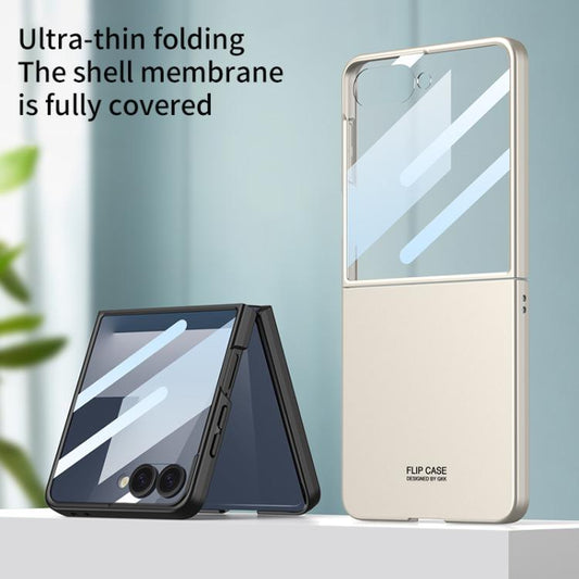 For Samsung Galaxy Z Flip7 5G GKK Integrated Ultra-thin Full Coverage Phone Case(Grey) - Galaxy Z Flip7 5G Cases by GKK | Online Shopping UK | buy2fix
