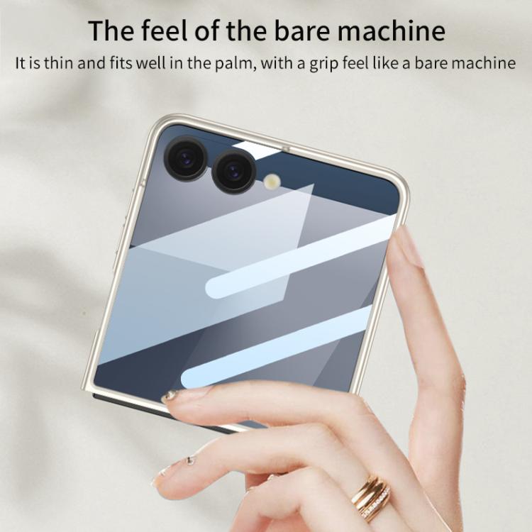 For Samsung Galaxy Z Flip7 5G GKK Integrated Ultra-thin Full Coverage Phone Case(Silver) - Galaxy Z Flip7 5G Cases by GKK | Online Shopping UK | buy2fix