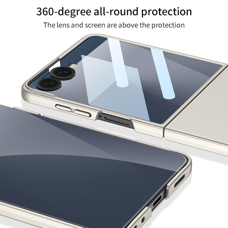 For Samsung Galaxy Z Flip7 5G GKK Integrated Ultra-thin Full Coverage Phone Case(Green) - Galaxy Z Flip7 5G Cases by GKK | Online Shopping UK | buy2fix