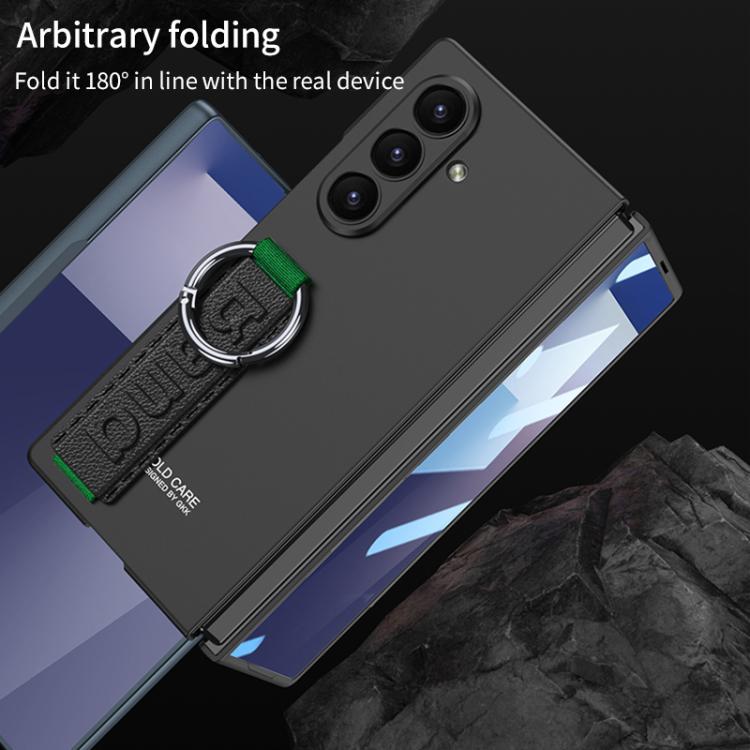 For Samsung Galaxy Z Fold7 5G GKK Integrated Ultra-thin Side Wristband Phone Case, Not Included Pen(Carbon Fiber) - Galaxy Z Fold7 5G Cases by GKK | Online Shopping UK | buy2fix