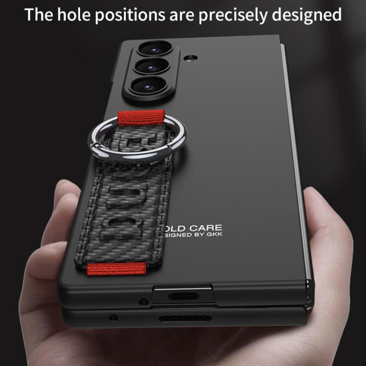 For Samsung Galaxy Z Fold7 5G GKK Integrated Ultra-thin Side Wristband Phone Case, Not Included Pen(Titanium Gray) - Galaxy Z Fold7 5G Cases by GKK | Online Shopping UK | buy2fix