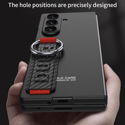For Samsung Galaxy Z Fold7 5G GKK Integrated Ultra-thin Side Wristband Phone Case, Not Included Pen(Titanium Gray) - Galaxy Z Fold7 5G Cases by GKK | Online Shopping UK | buy2fix