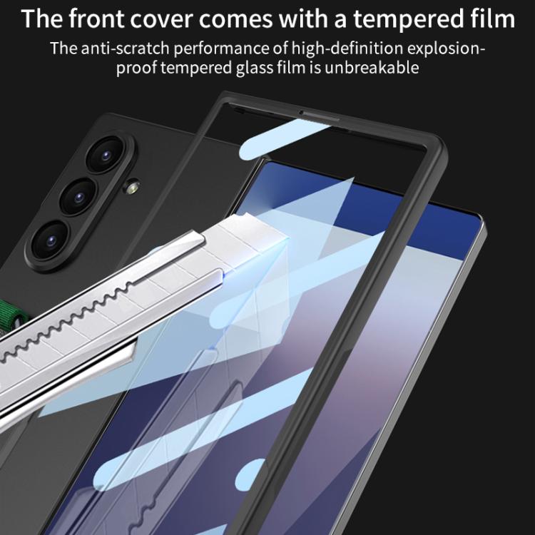 For Samsung Galaxy Z Fold7 5G GKK Integrated Ultra-thin Side Wristband Phone Case, Not Included Pen(Titanium Gray) - Galaxy Z Fold7 5G Cases by GKK | Online Shopping UK | buy2fix