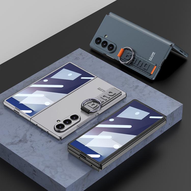 For Samsung Galaxy Z Fold7 5G GKK Integrated Ultra-thin Side Wristband Phone Case, Not Included Pen(Titanium Gray) - Galaxy Z Fold7 5G Cases by GKK | Online Shopping UK | buy2fix