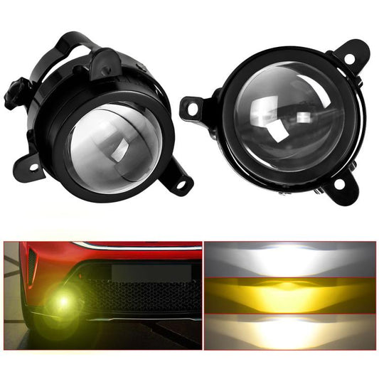 T11 2pcs/Pack 55W 3 inch High Power Dual Lens Fog Light, High Holder for LADA VAZ 2170 / 2171 / 2072 - Fog / Driving Lights by buy2fix | Online Shopping UK | buy2fix