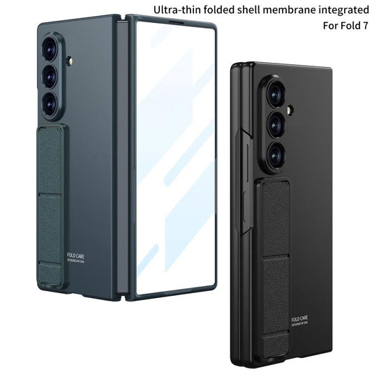 For Samsung Galaxy Z Fold7 5G GKK Integrated Ultra-thin Full Cover Phone Case with Bracket(Green) - Galaxy Z Fold7 5G Cases by GKK | Online Shopping UK | buy2fix
