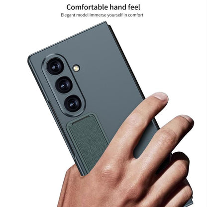 For Samsung Galaxy Z Fold7 5G GKK Integrated Ultra-thin Full Cover Phone Case with Bracket(Green) - Galaxy Z Fold7 5G Cases by GKK | Online Shopping UK | buy2fix