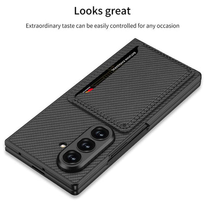 For Samsung Galaxy Z Fold7 5G GKK Integrated Ultra-thin Leather Phone Case with Card Slots(Silver) - Galaxy Z Fold7 5G Cases by GKK | Online Shopping UK | buy2fix