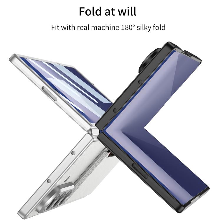 For Samsung Galaxy Z Fold7 5G GKK Integrated Ultra-thin Leather Phone Case with Card Slots(Grey) - Galaxy Z Fold7 5G Cases by GKK | Online Shopping UK | buy2fix