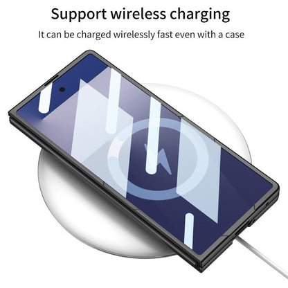 For Samsung Galaxy Z Fold7 5G GKK Integrated Ultra-thin Leather Phone Case with Card Slots(Black) - Galaxy Z Fold7 5G Cases by GKK | Online Shopping UK | buy2fix