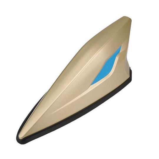Car Shark Fin Radio Aerials Antenna, with Signal Reception(Gold)