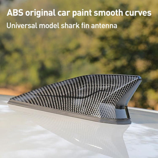 Car Shark Fin Radio Aerials Antenna, with Signal Reception(Carbon Fiber Black) - Aerials by buy2fix | Online Shopping UK | buy2fix