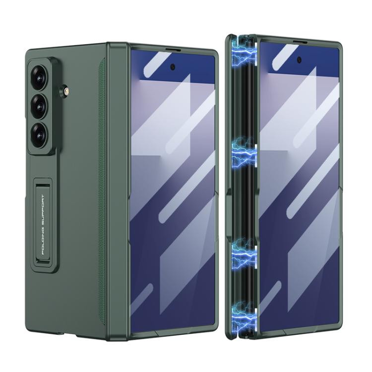 For Samsung Galaxy Z Fold7 5G GKK Integrated HD Film Magnetic Folding Full Cover Phone Case(Night Green) - Galaxy Z Fold7 5G Cases by GKK | Online Shopping UK | buy2fix