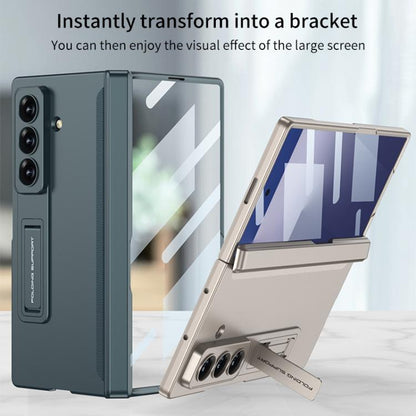 For Samsung Galaxy Z Fold7 5G GKK Integrated HD Film Magnetic Folding Full Cover Phone Case(Green) - Galaxy Z Fold7 5G Cases by GKK | Online Shopping UK | buy2fix