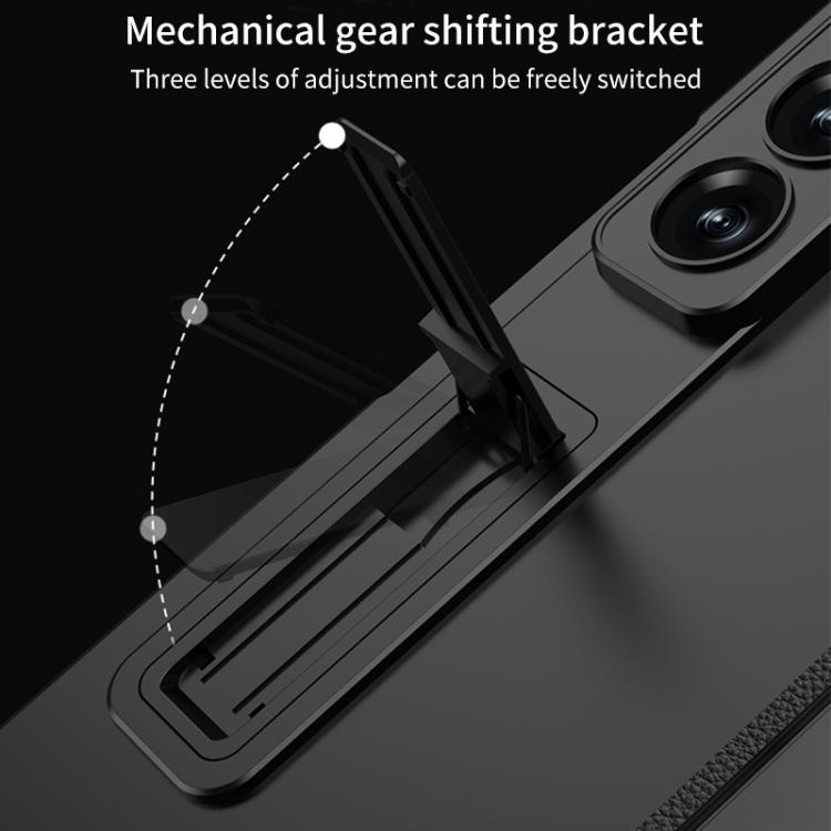 For Samsung Galaxy Z Fold7 5G GKK Integrated HD Film Magnetic Folding Full Cover Phone Case(Titanium Grey) - Galaxy Z Fold7 5G Cases by GKK | Online Shopping UK | buy2fix