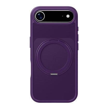 For iPhone 17 Air Kalebol Frosted MagSafe Holder Acrylic Hybrid TPU Phone Case(Purple) - iPhone 17 Air Cases by Kalebol | Online Shopping UK | buy2fix