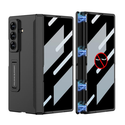 For Samsung Galaxy Z Fold7 5G GKK Integrated Privacy Film Magnetic Folding Full Cover Phone Case(Black) - Galaxy Z Fold7 5G Cases by GKK | Online Shopping UK | buy2fix